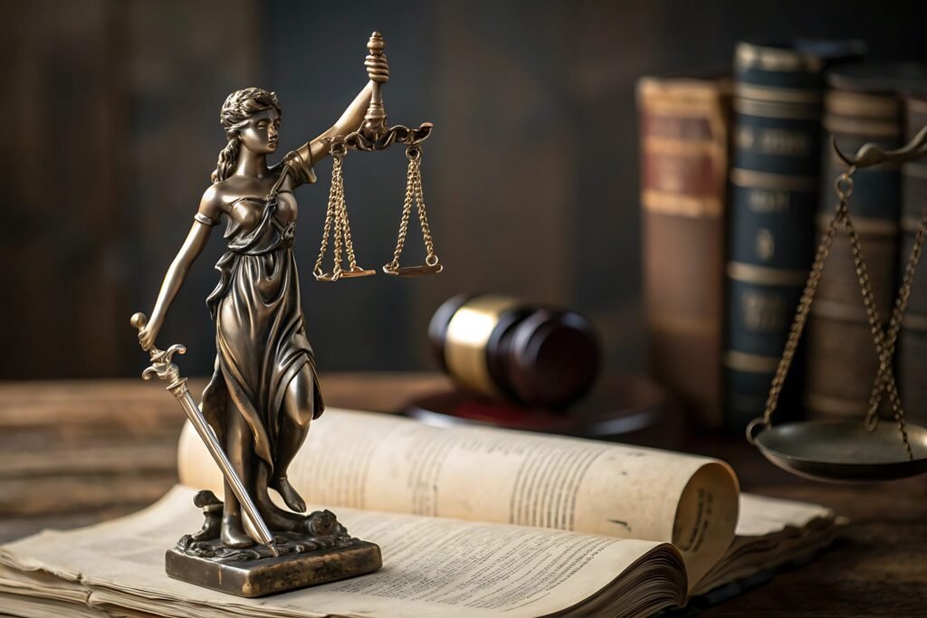 lady justice emerging